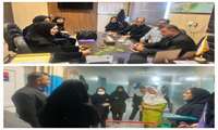 بازدید مدیر پرستاری دانشگاه علوم پزشکی جندی شاپور اهواز از بیمارستان امام رضا (ع) امیدیه