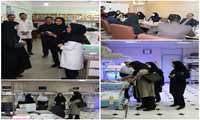 بازدید کارشناسان امور بیماریها از بیمارستان علامه کرمی