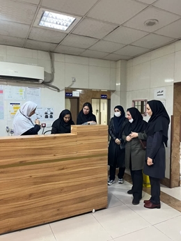بازدید کارشناسان امور بیماریها در محور اورژانس،تغذیه،حقوق گیرنده خدمت و مددکاری از بیمارستان امام علی اندیمشک