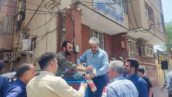 برگزاری ایستگاه صلواتی به مناسبت عید سعید غدیر خم به همت کارگروه فرهنگی معاونت درمان